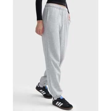 PUMIEY Womens Sweatpants - Chic Grey Baggy Joggers for All