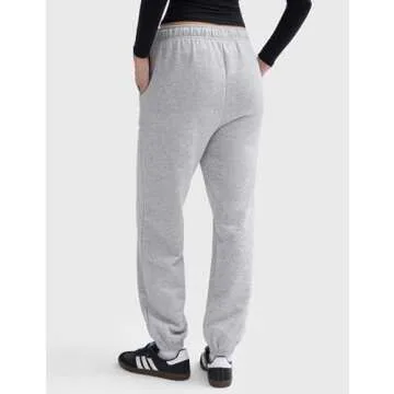 PUMIEY Womens Sweatpants - Chic Grey Baggy Joggers for All
