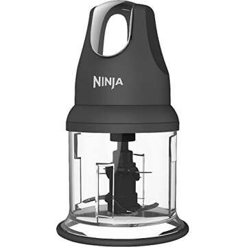 Ninja Food Chopper Express Chop with 200-Watt, 16-Ounce Bowl for Mincing, Chopping, Grinding, Blendi...