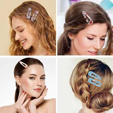 Stylish 16Pcs Pearl Hair Clips & Spiral Ties for Women