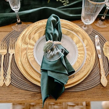 Noctiflorous Oval Braided Placemats for Elegant Tables