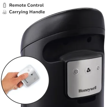Honeywell QuietSet Tower Fan with Remote Control and Safety Features