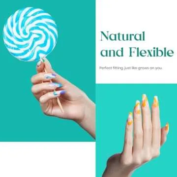 Beetles Gel Nail Kit Nail Tips 500Pcs Medium Coffin Pre Shaped Clear Full Cover False Nails for Gel Art Polish Soak Off Lamp Easy Nail Extensions Acrylic False Press on Nail Tips