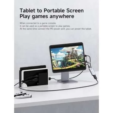 Hagibis USB3.0 Video Capture Card - 1080P Live Streaming with 100W PD