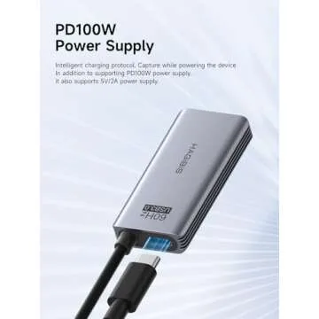 Hagibis USB3.0 Video Capture Card for Gaming & Streaming