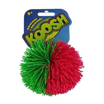 Koosh Ball Sensory Fidget Special Needs Kids Activity Educational Natural Latex (Green/Pink)