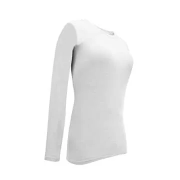 Natural Uniforms Women's Long Sleeve Under Scrub Tees 3-Pack