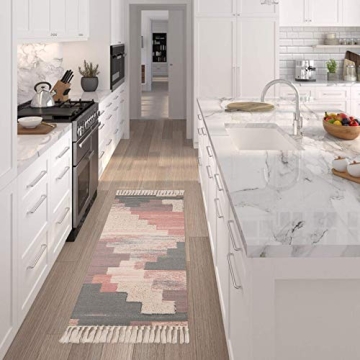 Handwoven Boho Rugs with Tassels for Bohemian Home Decor