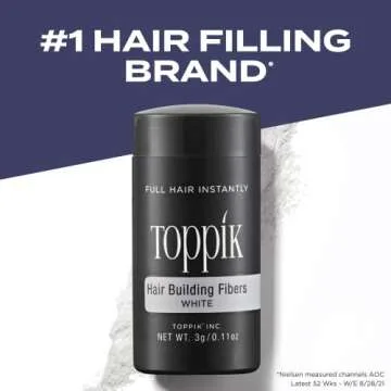 Toppik Hair Building Fibers - Thicker, Fuller Hair Solution for All Genders
