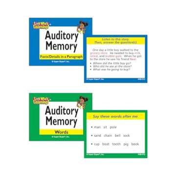 Super Duper Publications | Look Who's Listening® Auditory Memory Board Game | Educational Learning Resource for Children