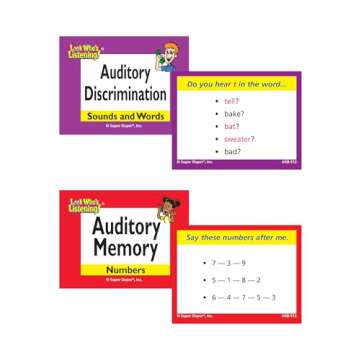Super Duper Publications | Look Who's Listening® Auditory Memory Board Game | Educational Learning Resource for Children