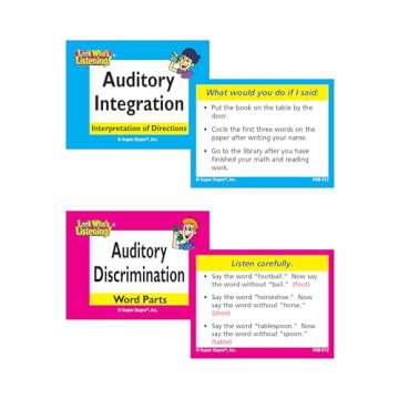 Super Duper Publications | Look Who's Listening® Auditory Memory Board Game | Educational Learning Resource for Children