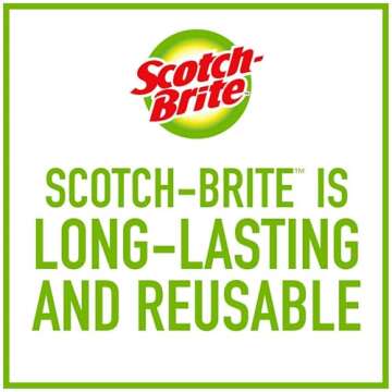 Scotch-Brite Dobie Scrub & Wipe Cloths, Sponge Cloths for Cleaning Kitchen, Bathroom, and Household, Dobie Scrub and Wipe Cloth Absorbs and Doesn't Scratch, 2 Cleaning Cloths