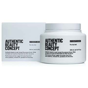 Authentic Beauty Concept Hydrate Hair Mask | Moisturizing Treatment for All Hair Types | Vegan & Cru...