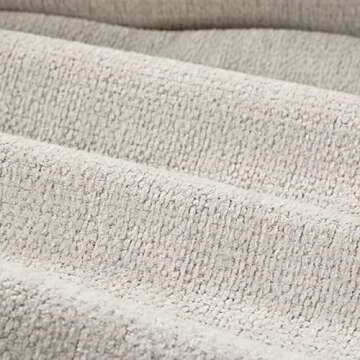 PaPaJet Deep Seat Comfy Sofa-Contemporary Chenille Sofa Couch, 3 Seater Sofa for Living Room-Oversized, Beige