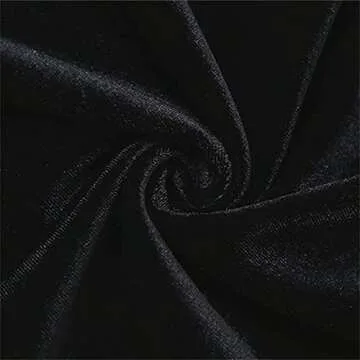 YINGISFITM Women Hepburn Velvet Dress Strapless Puff Long Sleeve Glove Mini Dress Bodycon Dress (Pink Puff,Small)