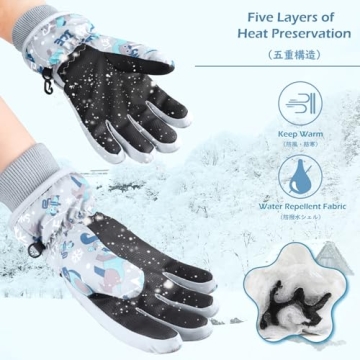 Waterproof Kids Ski Mittens for Ultimate Warmth and Fun