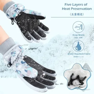 Waterproof Kids Ski Mittens for Ultimate Warmth and Fun