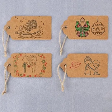 Kraft Gift Tags with Twine - Perfect for Every Occasion