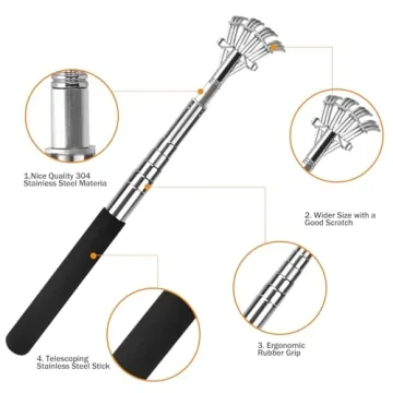 Lapogy Telescoping Back Scratcher for Unique Gifts