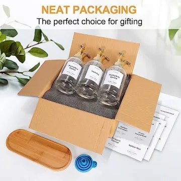 Sleek Coffee Syrup Dispenser Set with Tray and Scoops