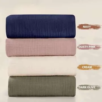 Guruixu Muslin Baby Lounger Cover 2 Pack, Soft & Breathable