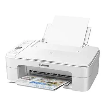 Canon Pixma TS3320 White, Works with Alexa