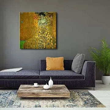 Wieco Art Adele Bloch-Bauer I Canvas Prints for Home