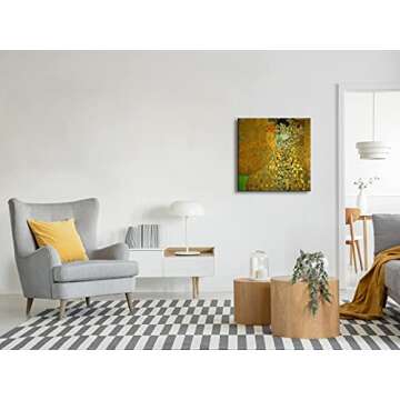 Wieco Art Adele Bloch-Bauer I Canvas Prints for Home