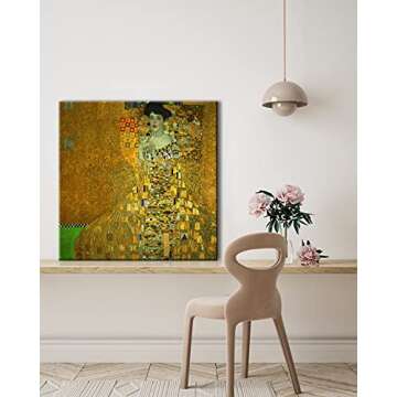 Wieco Art Adele Bloch-Bauer I Canvas Prints for Home