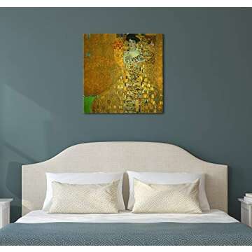 Wieco Art Adele Bloch-Bauer I Canvas Prints for Home