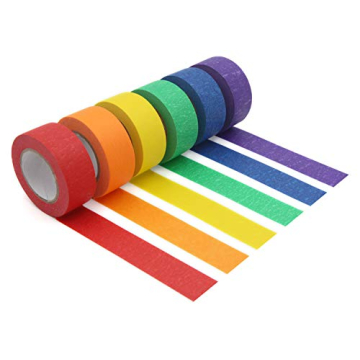Vibrant JONYEE Colored Masking Tape Set for Creative Arts & Crafts
