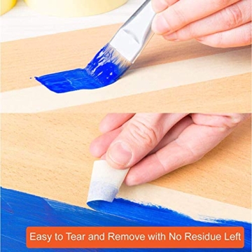 JONYEE Colored Masking Tape Set for Arts Crafts Labeling