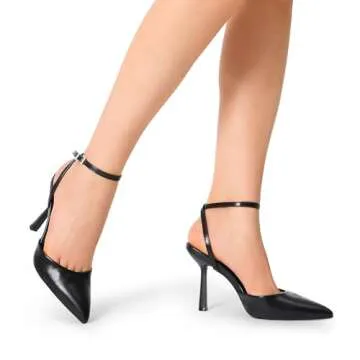 DREAM PAIRS Women's Ankle Strap High Heels - Elegant & Comfortable