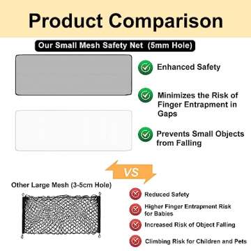 Banister Guard Balcony Safety Net for Kids and Pets 15ft