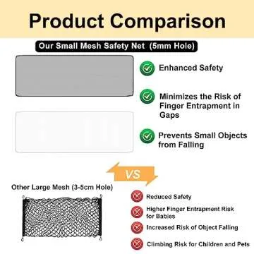 Banister Guard Balcony Safety Net for Kids and Pets 15ft