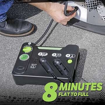 Slime Flat Tire Emergency Kit: Fast Fix & Sealant Included