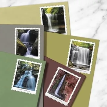 USPS Waterfalls Forever Stamps for Elegant Mail
