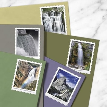 USPS Waterfalls Forever Stamps for Elegant Mail
