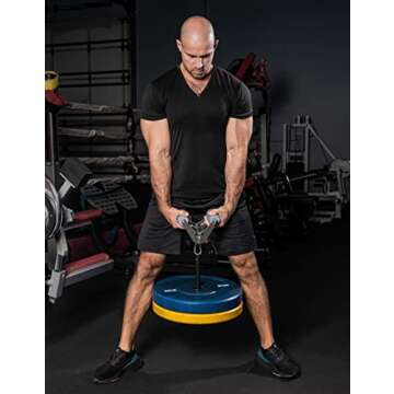 Arm Shark EZ Crush Rolling Arm Wrestling Exercise Handle for Grip Wrist Finger Strength