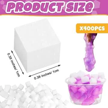 400 Pcs Jelly Cubes Charms Accessories for Boys and Girls, DIY Art Crafts