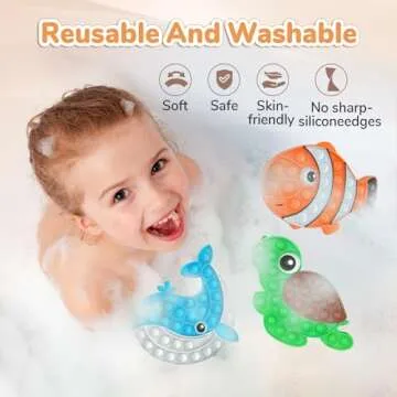 3 Pack Push Bubble Fidget Sensory Toys, Sensory Fidget Poppers Push Bubble Toy, Silicone Squeeze Autism Anxiety Stress Relief Popping Toys for Kids