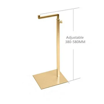 Stylish Gold Handbag Display Stand for Home and Events