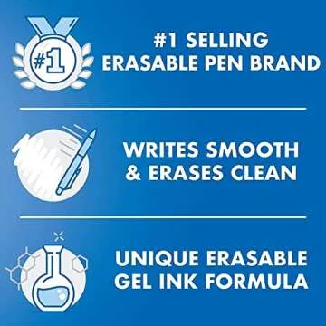 Pilot FriXion 0.7mm Erasable Gel Pens for Smooth Writing