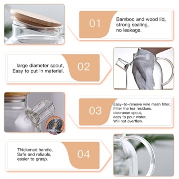 Durable Glass Teapot - Stylish and Functional Design