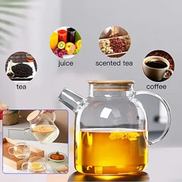 Durable Glass Teapot - Stylish and Functional Design