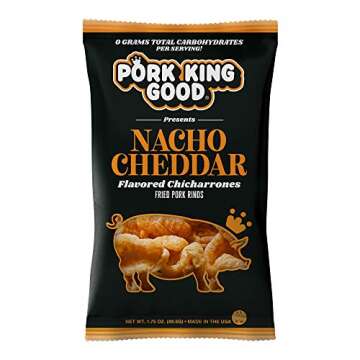Pork King Good Keto Pork Rinds Variety Pack - 6 Flavorful Options!