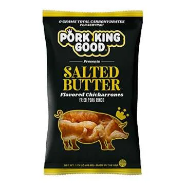 Pork King Good Pork Rinds Variety 6 Pack Keto Snacks