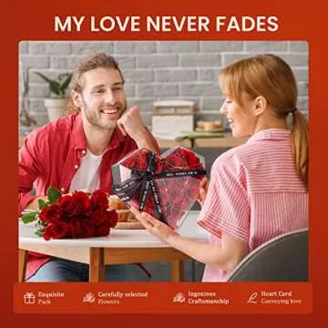 IVWVI Preserved Rose - Gifts for Her,16 PCS Preserved Flowers Immortal Roses Regalos para Mama Mom Gifts Women Gifts for Christmas Eternal Rose Valentines Day Gifts Girlfriend Gifts Grandma Gifts