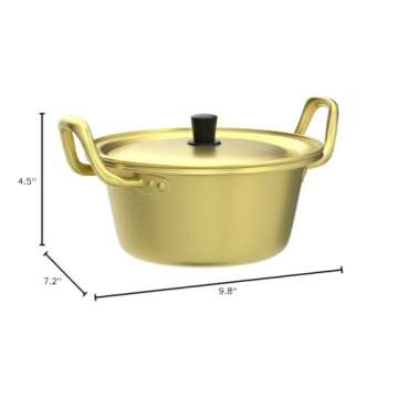Korea Noodle Pot/Hot Shin Ramyun Aluminum Pot 6.3"(16cm)/ Traditional HOT POT